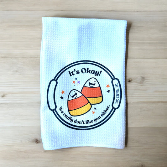 Candy Corn Pilates towel, Funny Pilates towel.