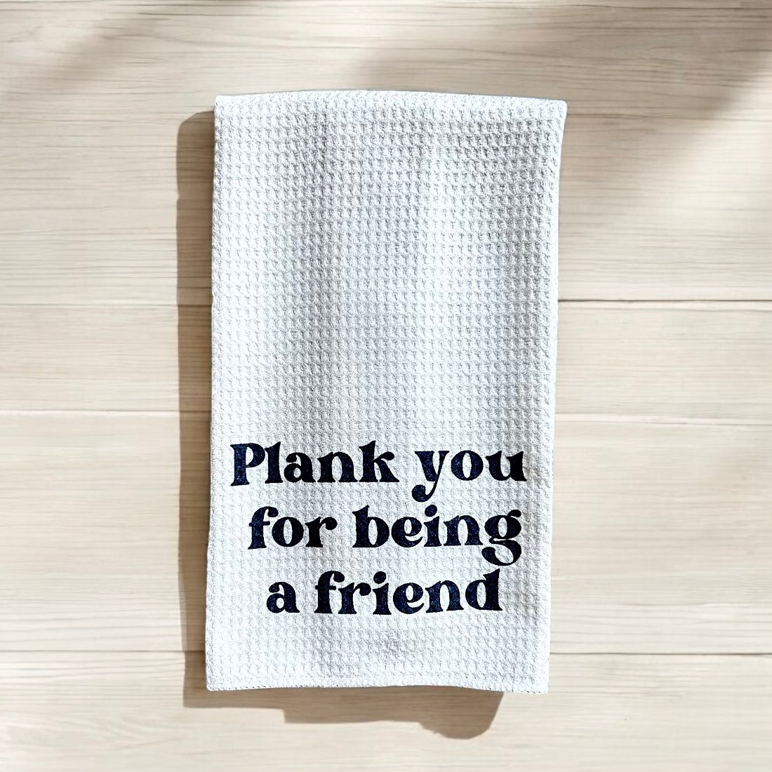 Pilates Towels set of 4, Heard There Would be Feet in Straps, Plank you for being a friend, Pilates Heart, Spring it on waffle weave towel set, pilates gifts