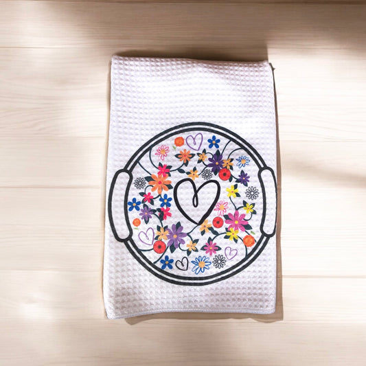Floral Magic Circle Ring Towel