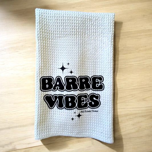Barre Vibes towel