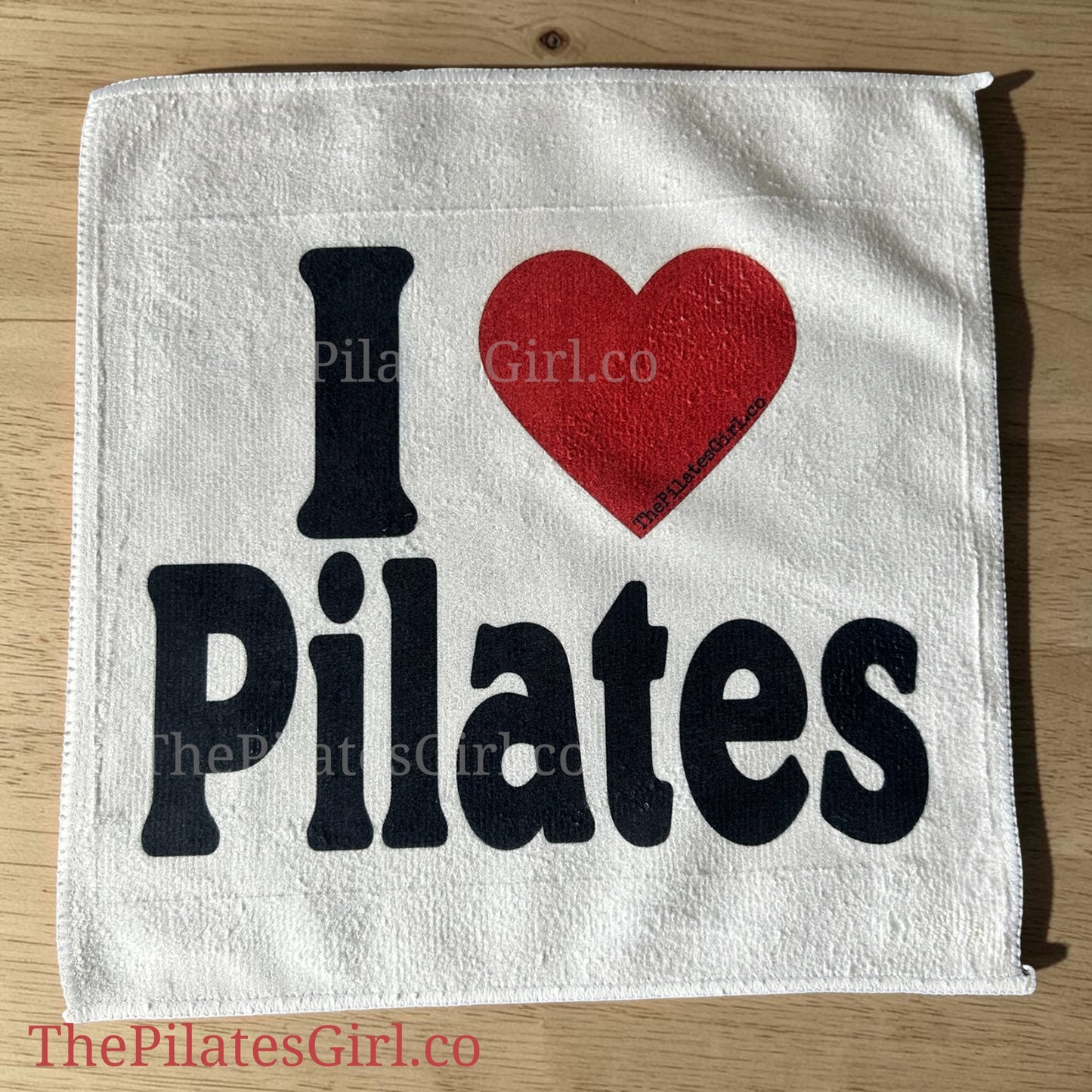 I love Pilates Canvas Tote and Towel - Fitness Bag gym towel| ThePilatesGirl