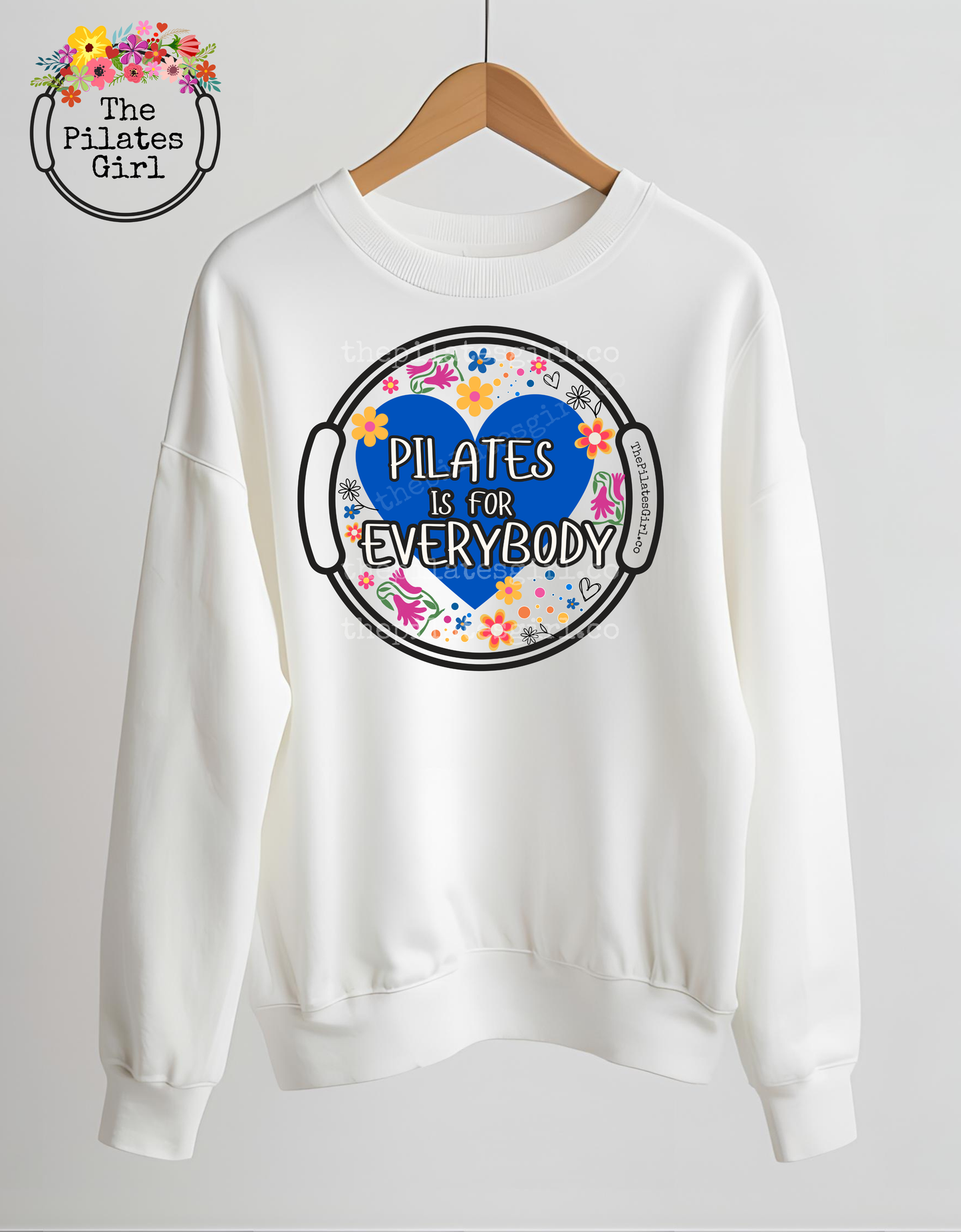 Pilates is for everybody sweatshirt, fitness sweatshirt, funny fitness, Pilates gifts