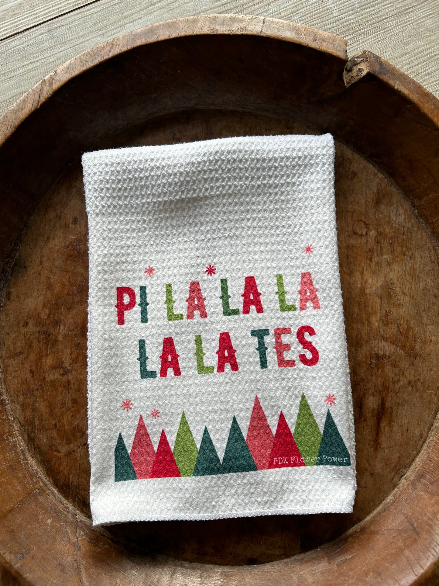 Pi la la la holiday towel and soap set, Holiday Pilates gift set