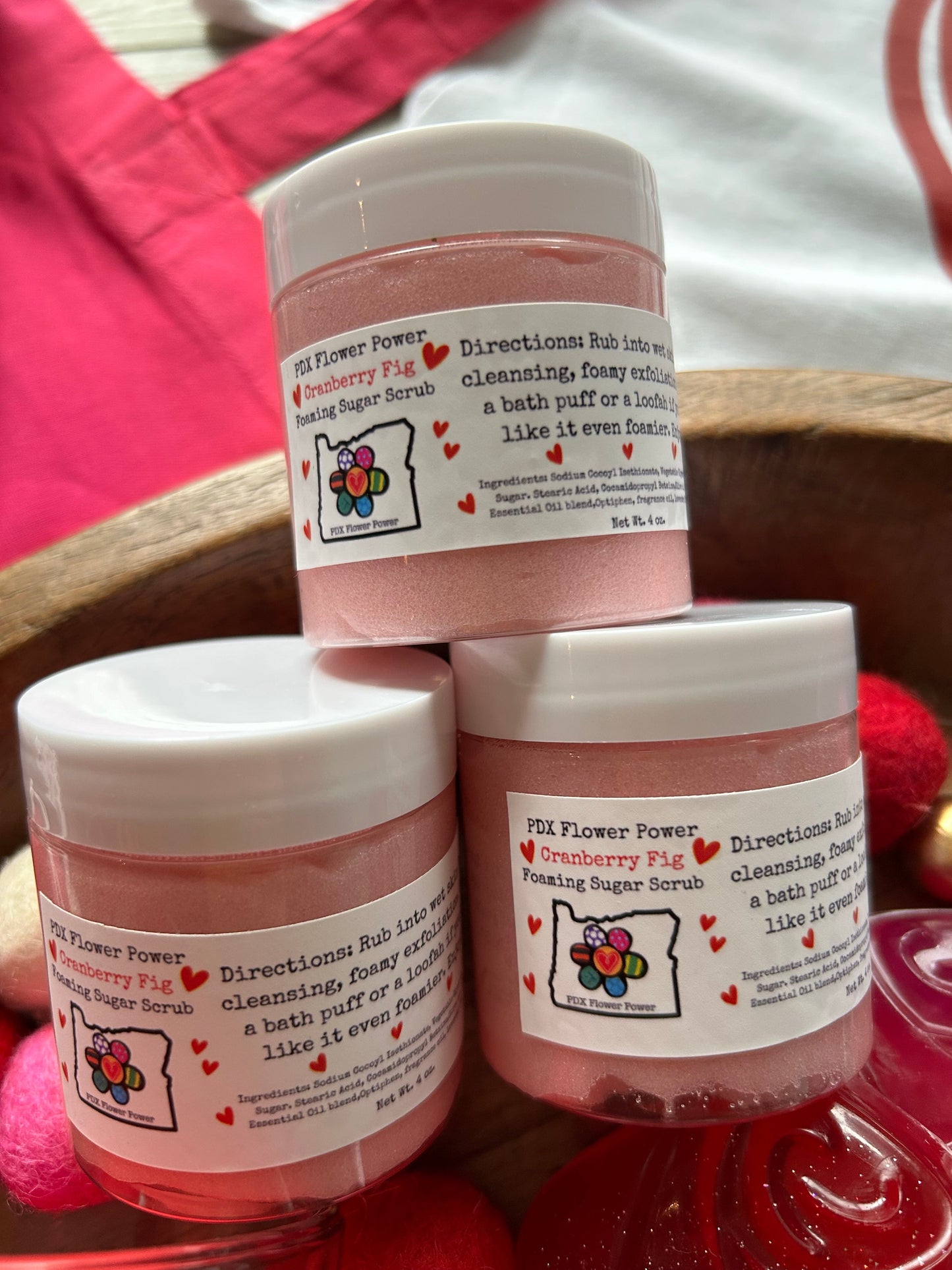 Cranberry Fig Sugar Scrub - Exfoliating Body Scrub | ThePilatesGirl
