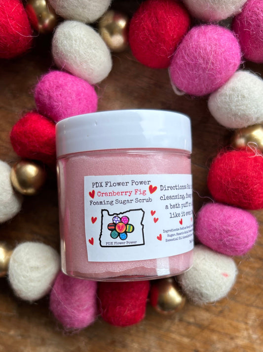 Cranberry Fig Sugar Scrub - Exfoliating Body Scrub | ThePilatesGirl