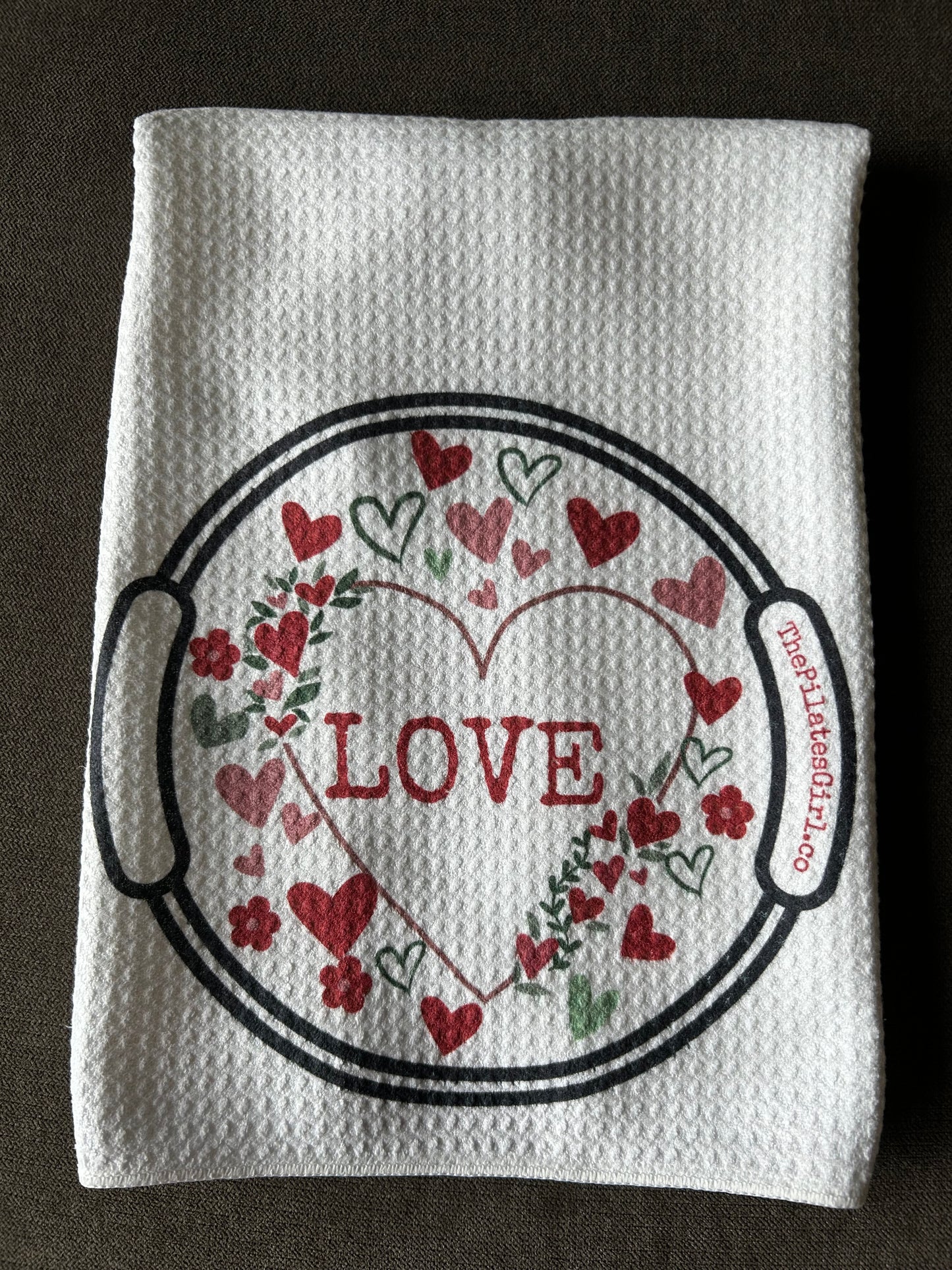 Pilates Love Towel Set - Valentine's Day Gift for Pilates Lovers | ThePilatesGirl