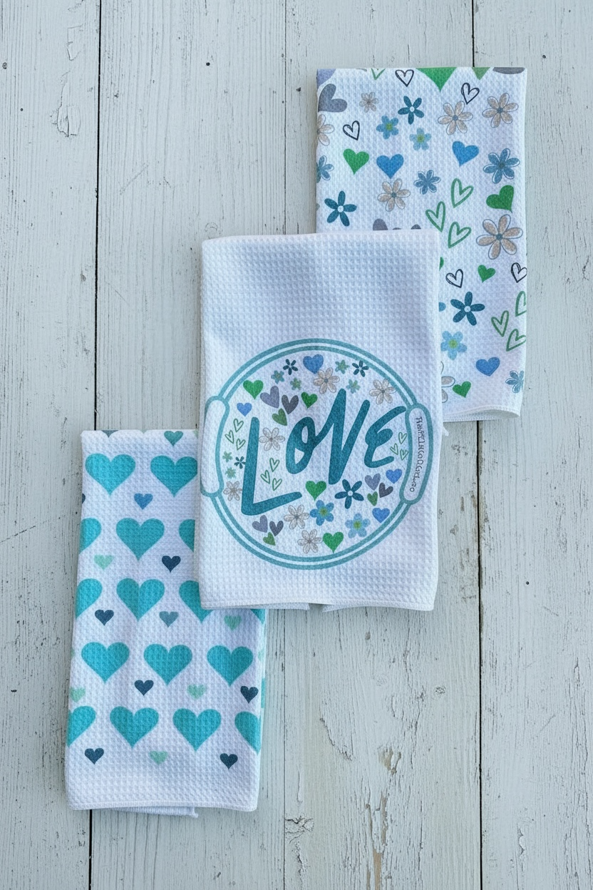 Pilates Towel Set - 3-Piece Pilates Love | ThePilatesGirl