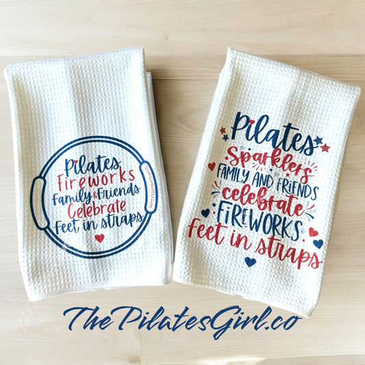 4th of July Pilates towels
