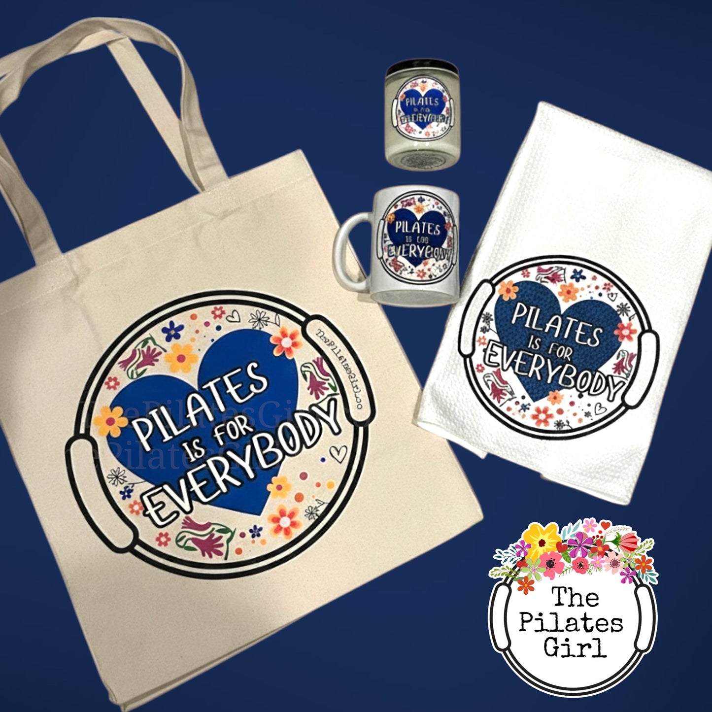 Pilates Gift Set - Tote, Mug, Candle & Towel | ThePilatesGirl