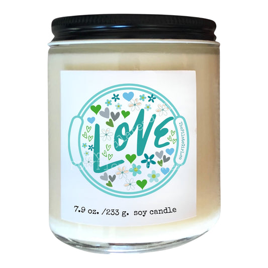 "Here for Feet in Straps Pilates Candle | Hand-Poured Soy | ThePilatesGirl (Copy)